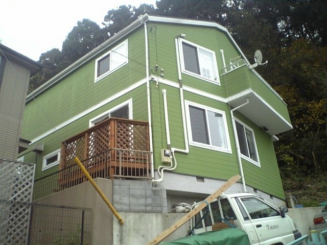横浜市外壁塗装ハイドロテクト外壁サイディング塗装前