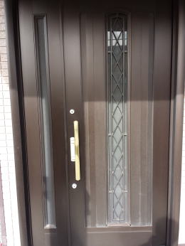 アルミ製玄関ドア塗装例07-01