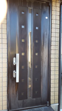 アルミ製玄関ドア　塗装20-01