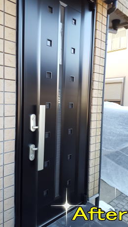 アルミ製玄関ドア 塗装20-02