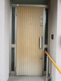 アルミ製 玄関ドア塗装26-01
