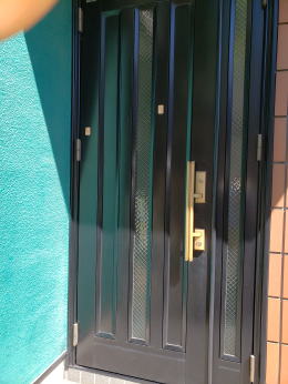 玄関ドア塗装東京都施工例49-01東京ドア塗装