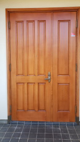 玄関ドア塗装347-01