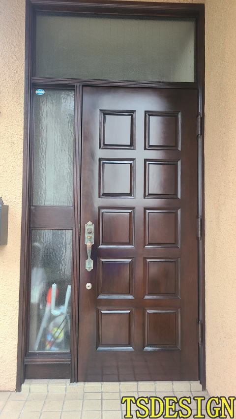 玄関ドア塗装353-04