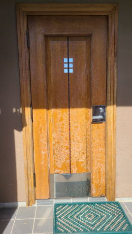 輸入玄関ドア塗装356-01