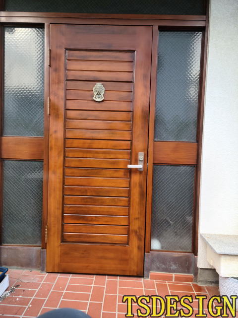 玄関ドア塗装358-03