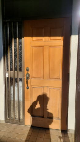 玄関ドア塗装横浜363-01