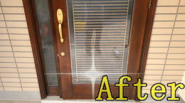 玄関ドア塗装372-04