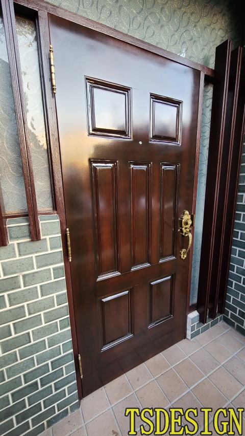 玄関ドア塗装東京都374-05