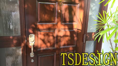 木製玄関ドア塗装横浜市378-05