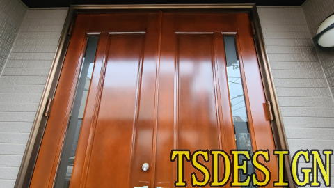 木製玄関ドア修理塗装東京都381-05