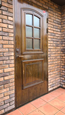 玄関ドア塗装399-01