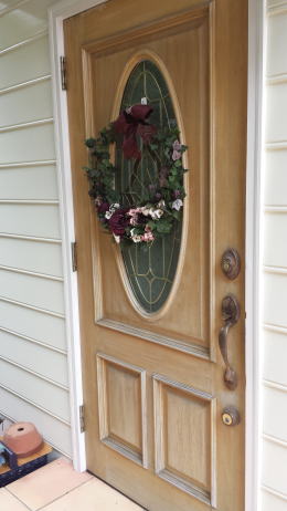 木製玄関ドア塗装修理横浜ＴＳＤ　塗装例77-08