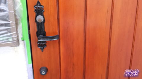玄関ドア　塗装78-3