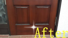 玄関ドア塗装111-4