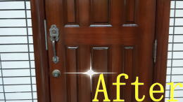 木製玄関ドア塗装例123-4