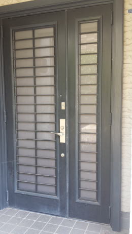 玄関ドア塗装129-1