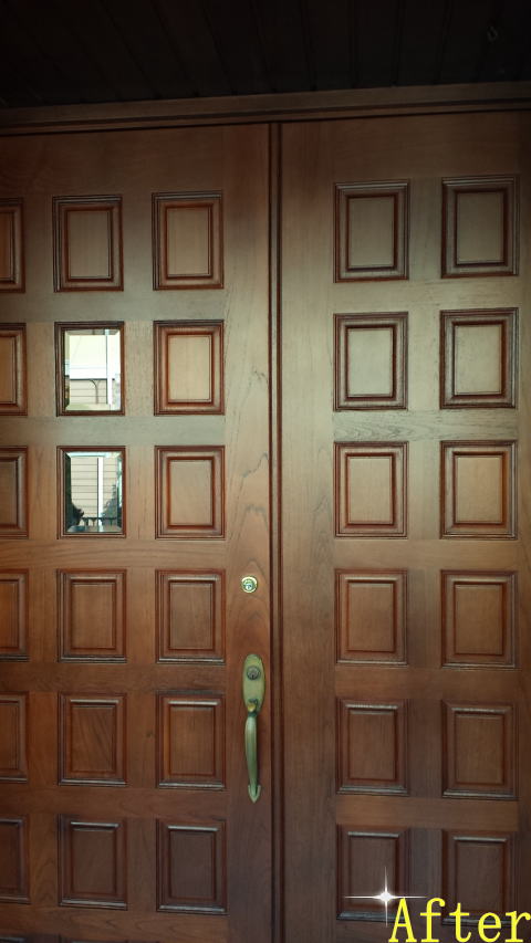 玄関ドア塗装131-3