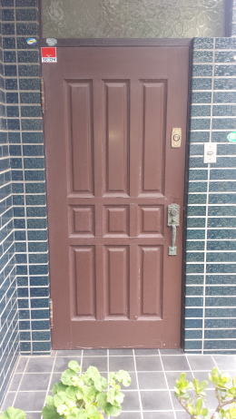 玄関ドア塗装132-1