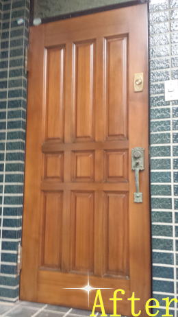 玄関ドア塗装132-2