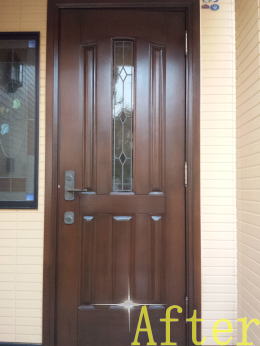 木製玄関ドア横浜市施工例157-2