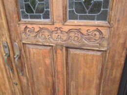 シンプソン輸入木製玄関ドアの塗装例173-3