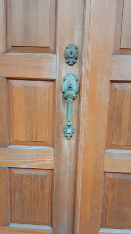 玄関ドア塗装と鍵修理写真187-3