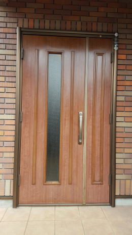 ヤマハ玄関ドア塗装203-01