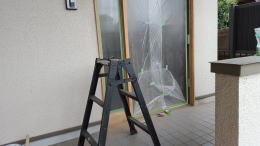 木製玄関ドア塗装横浜市ティーエスデザイン205-04