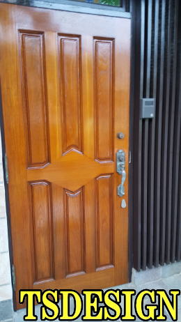 木製玄関ドア塗装226-02