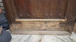 輸入木製 玄関ドア塗装249-3