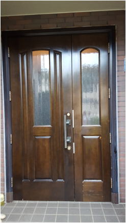 木製 玄関ドア塗装250-1　ＴＳＤＥＳＩＧＮ