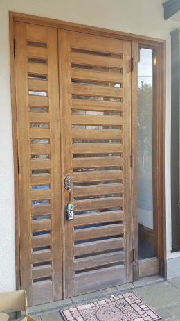 木製 玄関ドア塗装252-1　ＴＳＤＥＳＩＧＮ