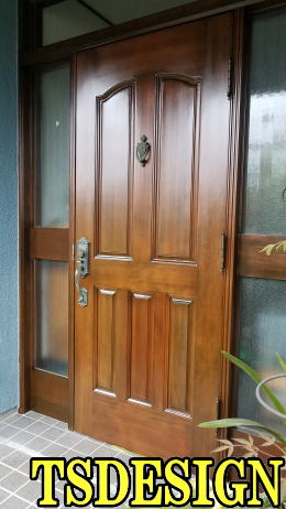 ヤマハＳＤ532Ｎ3木製玄関ドア塗装　258-02