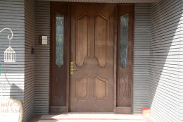輸入木製玄関ドア塗装　261-01