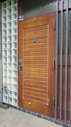 木製玄関ドア塗装　270-01
