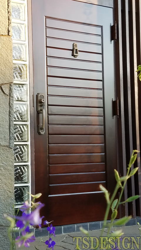 木製玄関ドア塗装　270-03