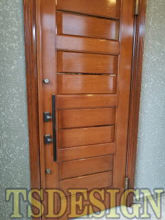 木製玄関ドア塗装　276-02
