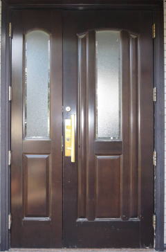 木製玄関ドア塗装　278-01