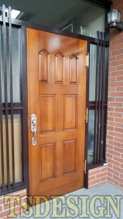 木製玄関ドア塗装　282-03