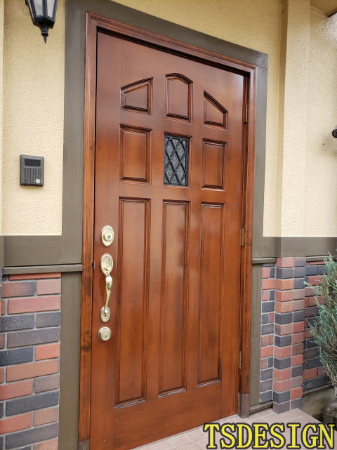 輸入玄関ドア塗装例330-05