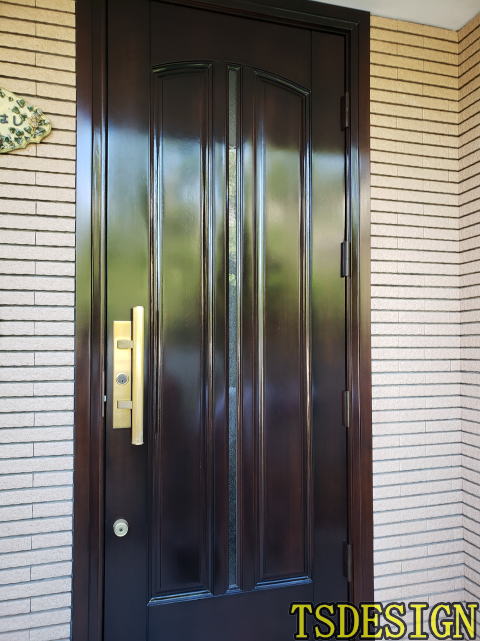 玄関ドア塗装331-05