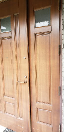 玄関ドア塗装332-06