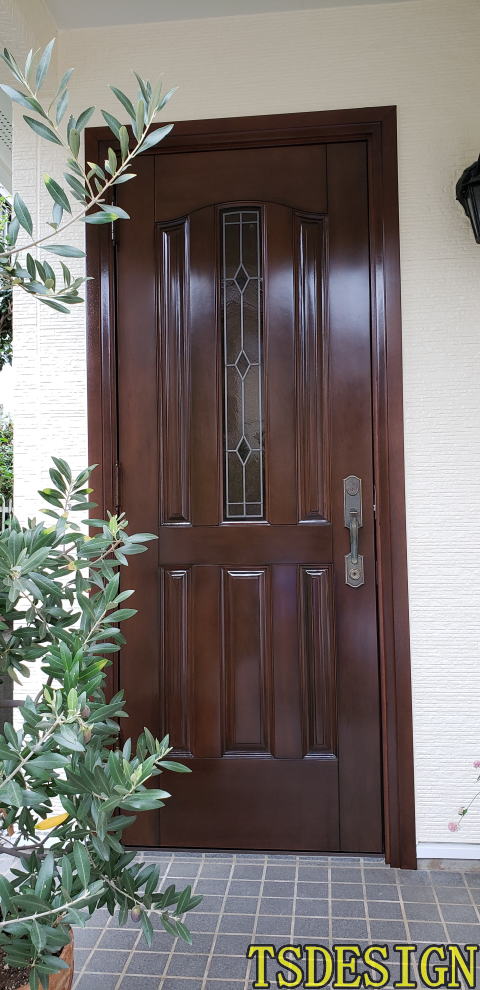 玄関ドア塗装334-05