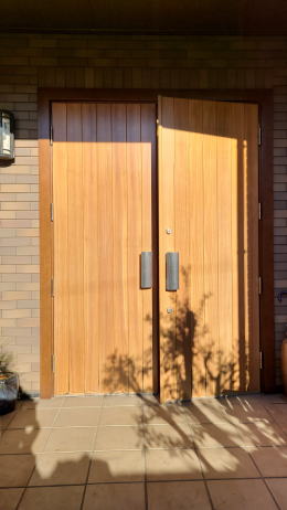 木製玄関ドア塗装例443-01　東京都