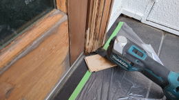 木製玄関ドア塗装例　東京都457-03