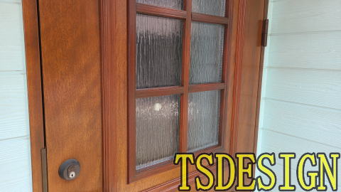 木製玄関ドア塗装例　東京都459-05