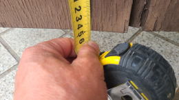 木製玄関ドア塗装例　横浜市460-03