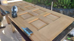 ヤマハ玄関ドア塗装例　461-05