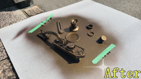 玄関ドア塗装例　横浜市462-05